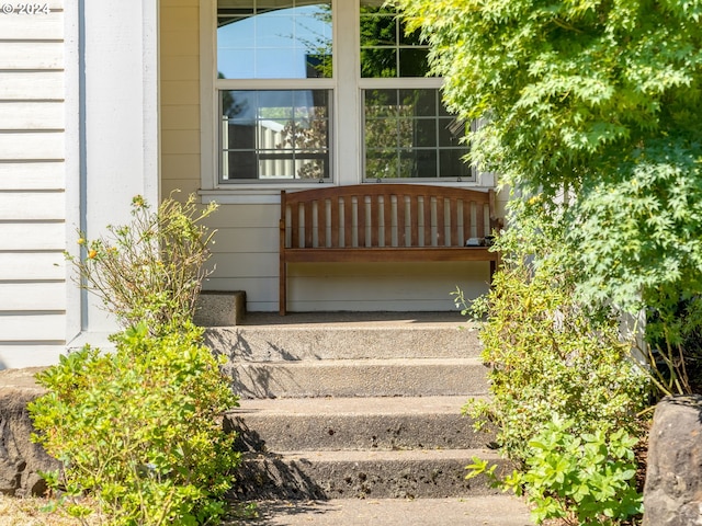 view of entrance to property