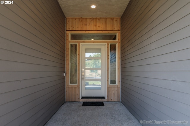 view of property entrance