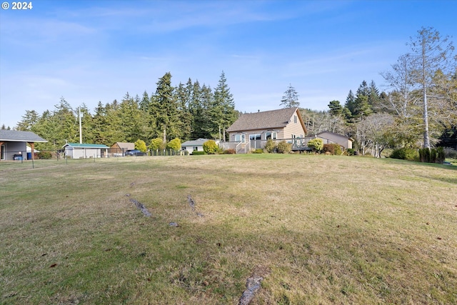 3770 NE 12th St, Otis, OR 97368 - view of yard with fence