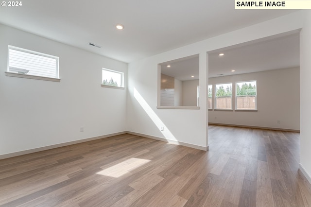 interior space with light wood-type flooring