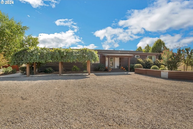 view of back of property