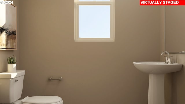 bathroom with toilet