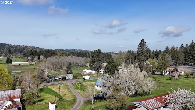 view of aerial view