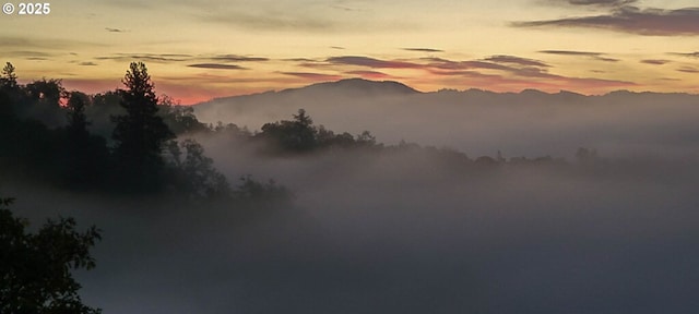 view of mountain feature