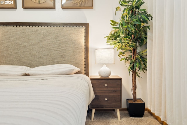 bedroom featuring carpet flooring