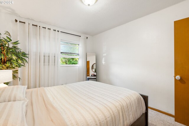 bedroom featuring carpet floors