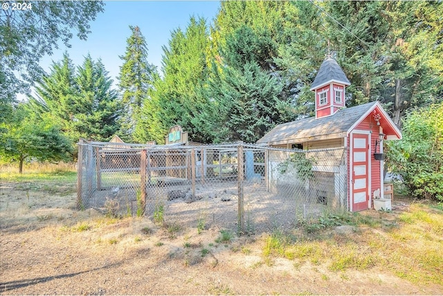 view of shed / structure