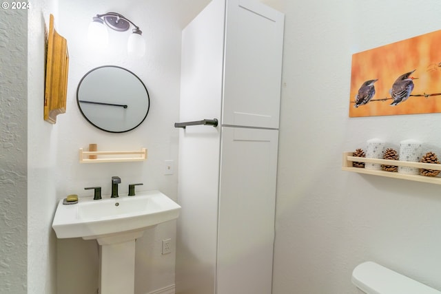 bathroom with toilet