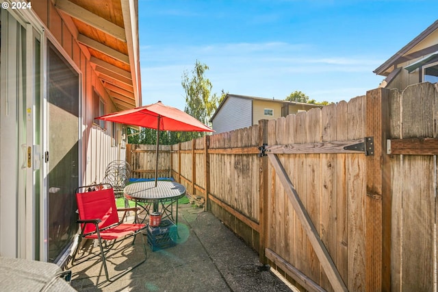 view of patio