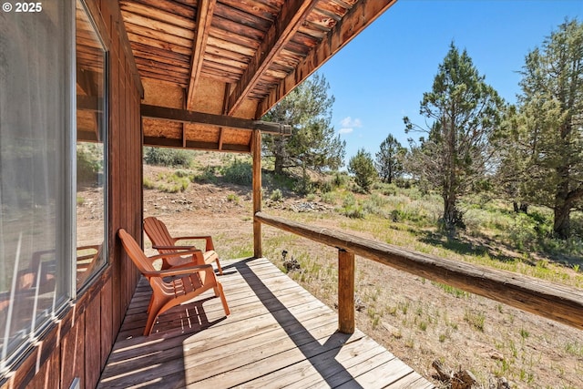 17943 Old Auburn Ln, Baker City, OR 97814 - view of wooden terrace