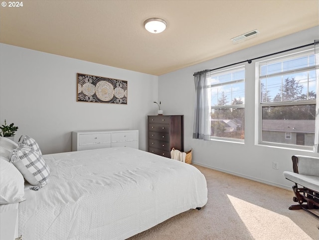 bedroom featuring carpet flooring