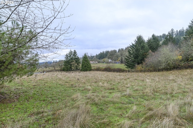 view of landscape featuring a rural view