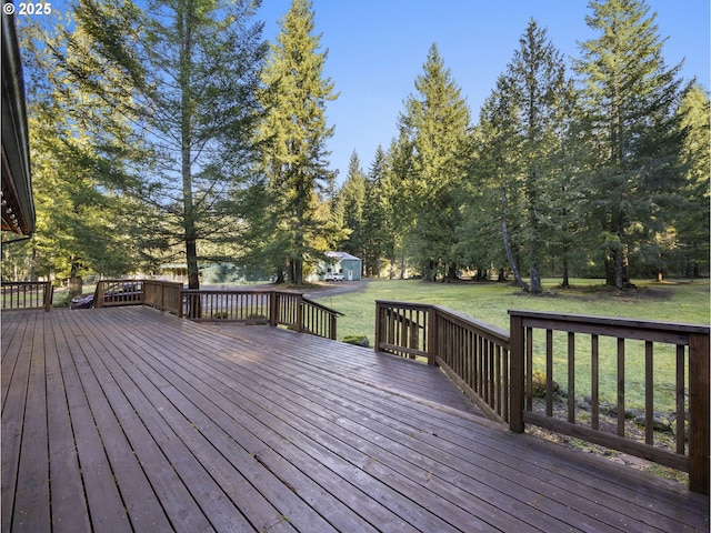 20480 E Lolo Pass Rd, Rhododendron, OR 97049 - wooden terrace with a yard