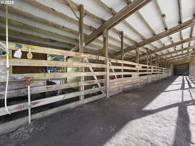 view of stable