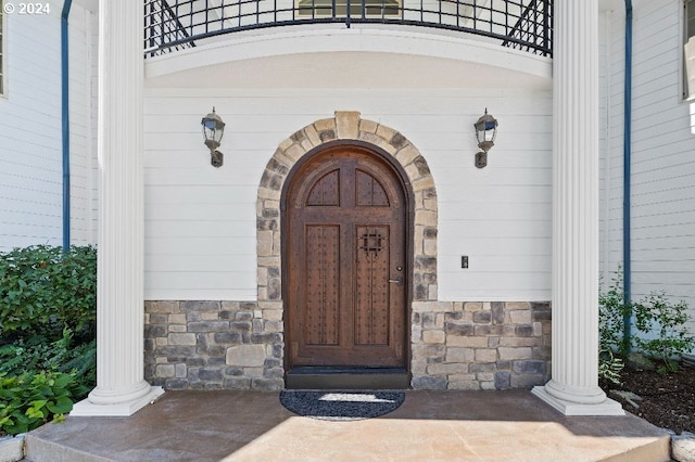 view of entrance to property