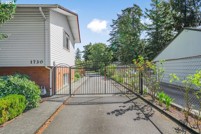 view of gate