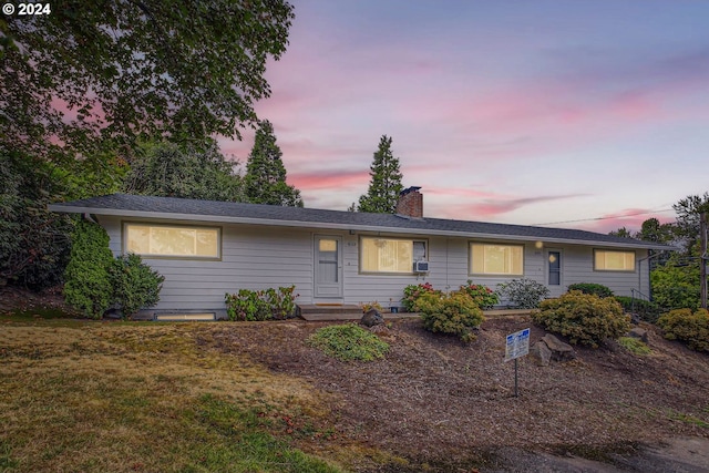 view of ranch-style home