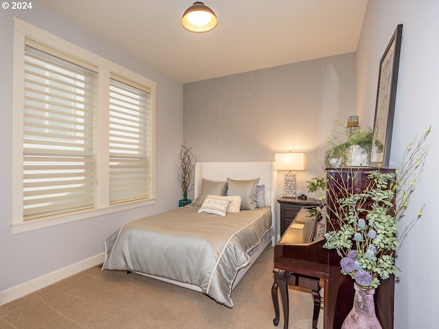 bedroom with carpet flooring