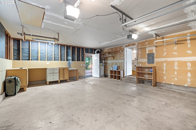 3314 SE 85th Ave, Portland, OR 97266 - garage with a garage door opener and electric panel