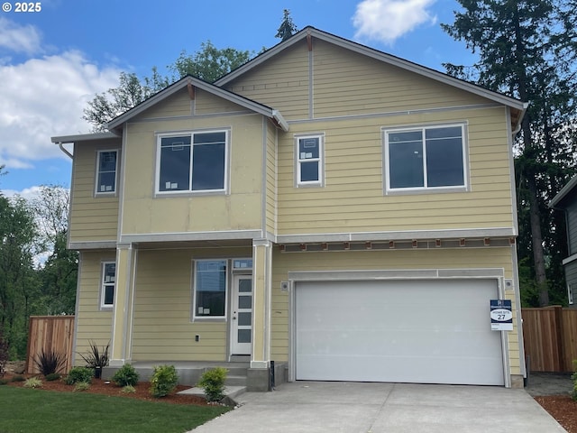 17344 SW Wapato Island Dr Unit 27, Sherwood, OR 97140 - view of front facade featuring an attached garage and driveway