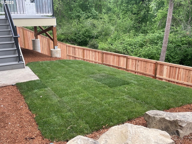 17344 SW Wapato Island Dr Unit 27, Sherwood, OR 97140 - view of yard with stairs