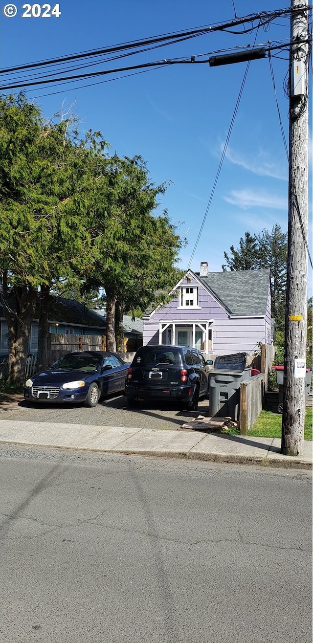 view of front of home