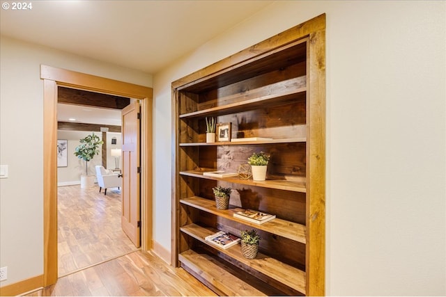 33138 SE Bluff Rd, Boring, OR 97009 - hall featuring light wood-type flooring and baseboards