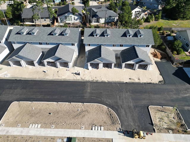 bird's eye view featuring a residential view