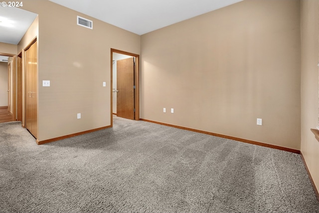 empty room with carpet floors