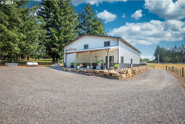 view of front of home