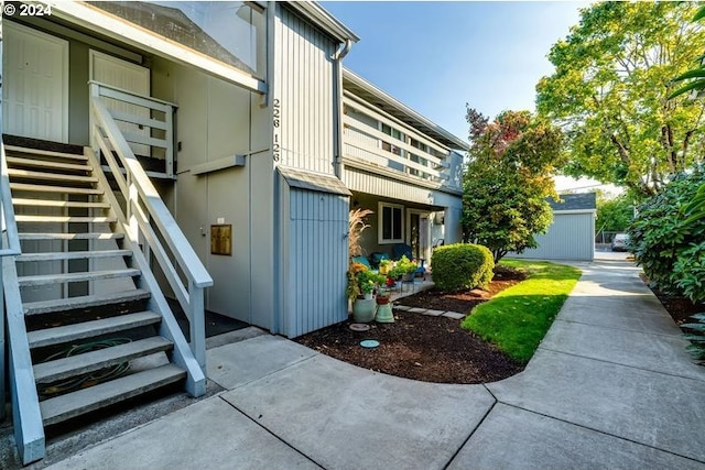 view of entrance to property