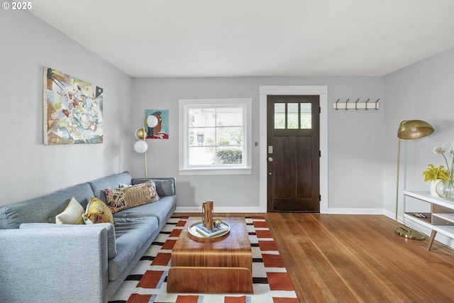 4524 NE 41st Ave, Portland, OR 97211 - living room with wood finished floors and baseboards