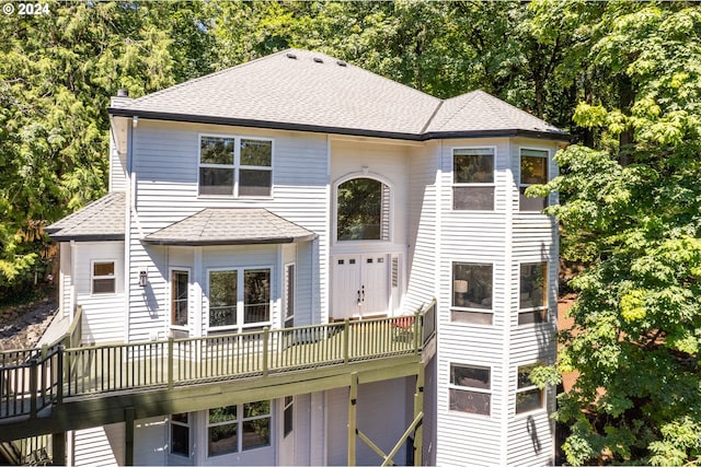 view of rear view of house