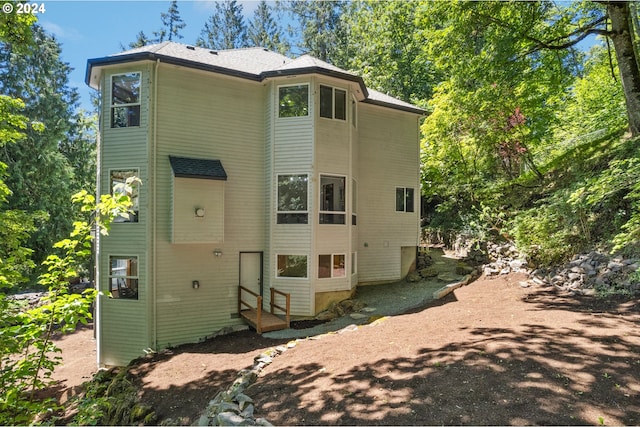 view of rear view of house