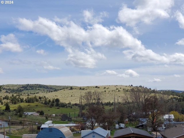 bird's eye view featuring a rural view