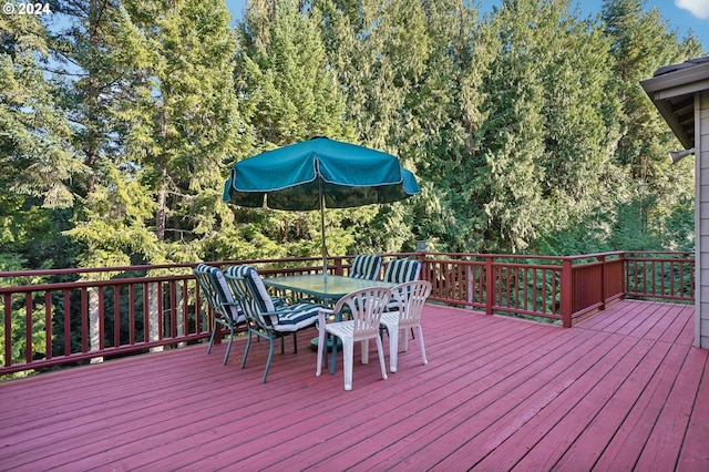 view of deck