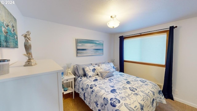 bedroom featuring carpet floors