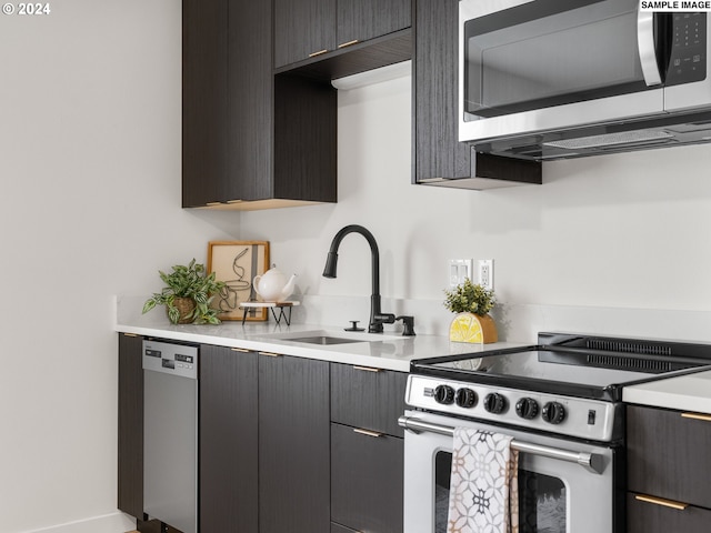 kitchen featuring sink and stainless steel appliances