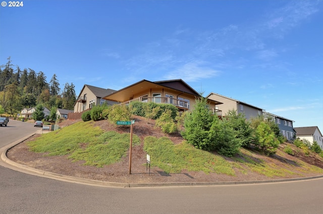 view of front of home