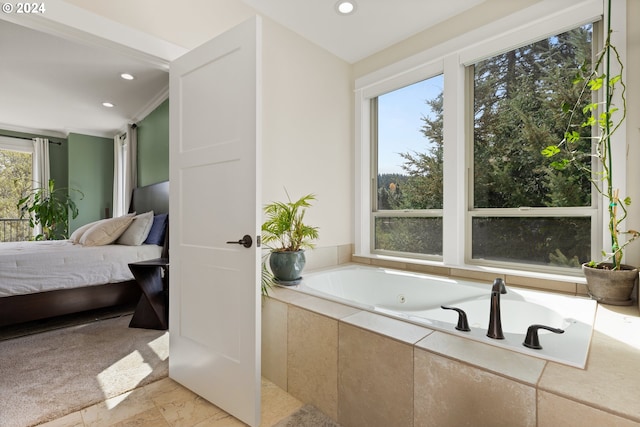 bathroom featuring tile patterned flooring