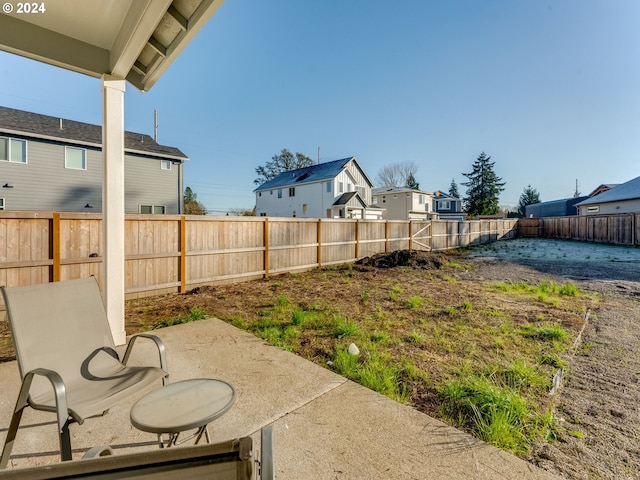 view of yard featuring a patio