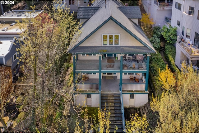 view of rear view of house