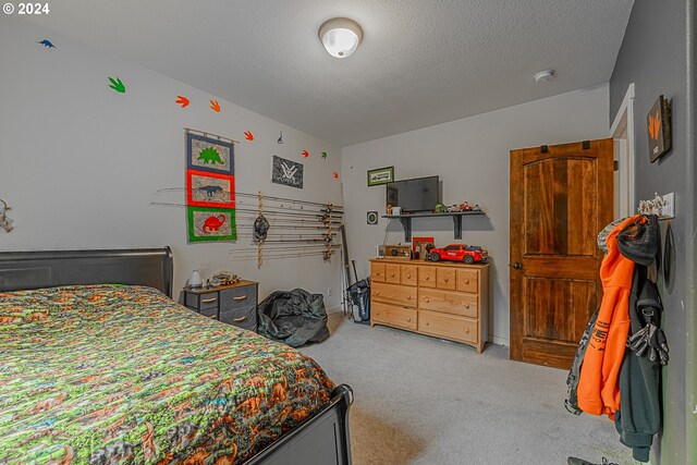 1843 Shelley Rd, Coquille, OR 97423 - bedroom featuring light colored carpet and a textured ceiling