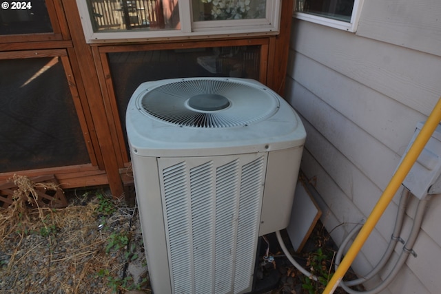 exterior details with central AC unit