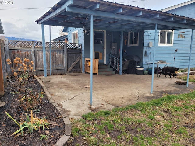 view of patio