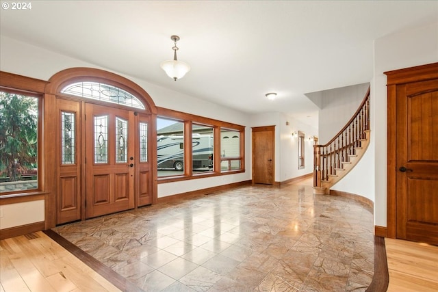 view of entrance foyer