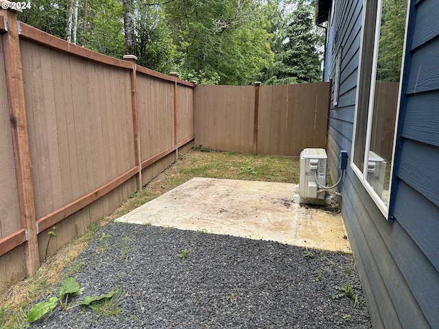 view of yard with a patio