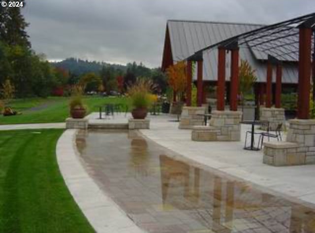 view of community featuring a patio