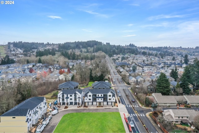 birds eye view of property featuring a residential view