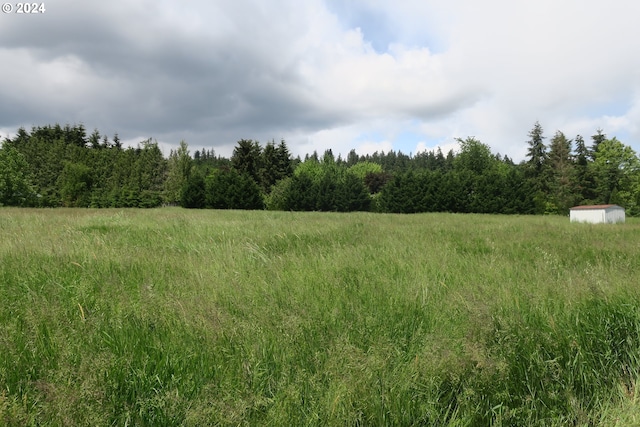 view of landscape with a rural view